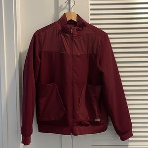 Figs Burgundy Morven jacket
